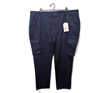 Men's Start Flex Stretch Cargo Pants- Navy Size 44
